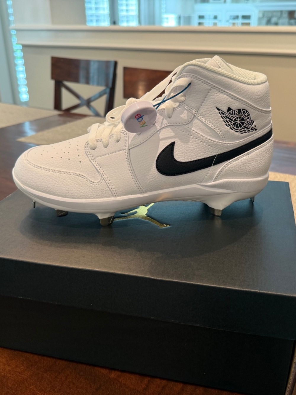 Nike Jordan 1 Retro Metal Cleats, Size 9 1/2